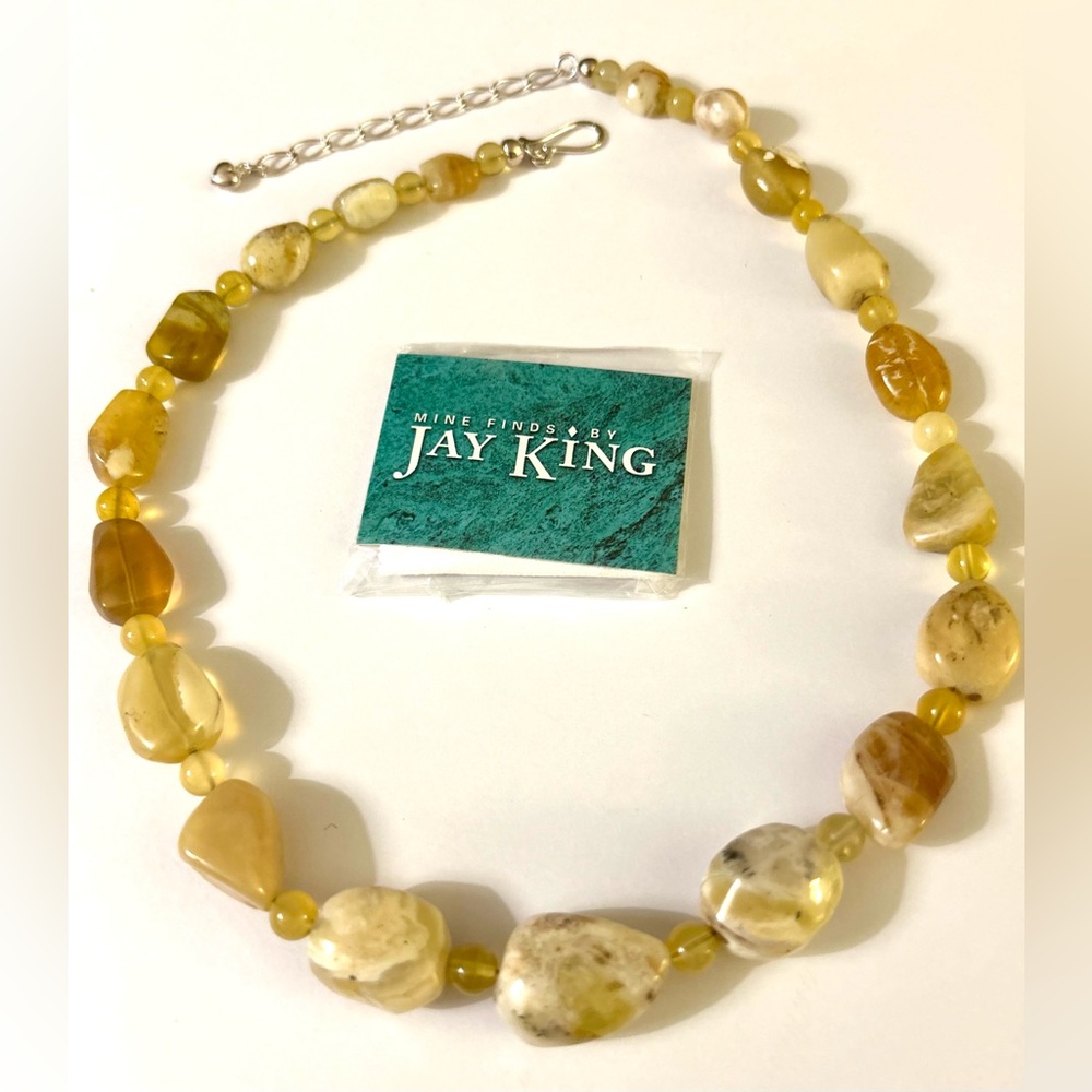 Yellow Opal Jay King Necklace - NEW